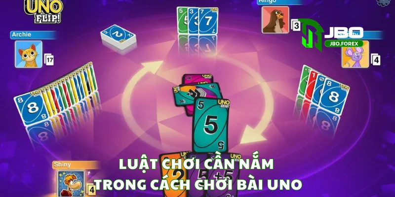 Luật chơi cần nắm trong cách chơi bài Uno Luật chơi cần nắm trong cách chơi bài Uno