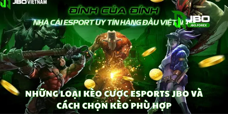 Những loại kèo cược Esports JBO và cách chọn kèo phù hợp Những loại kèo cược Esports JBO và cách chọn kèo phù hợp